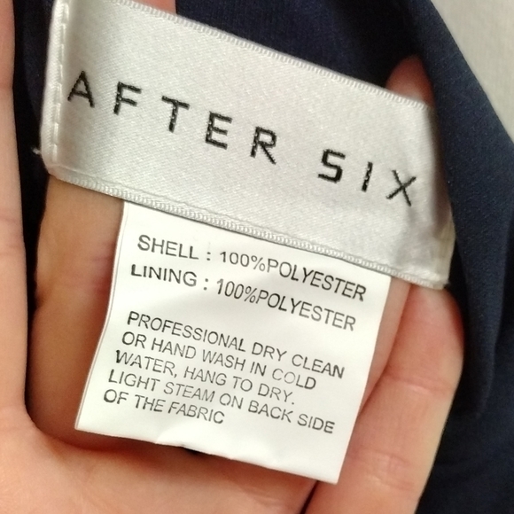 Size 18 After Six Navy Dress - Picture 6 of 7